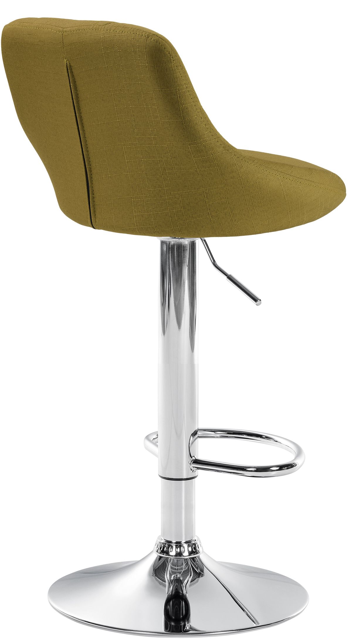 Barhocker Lazio Stoff chrom, grün