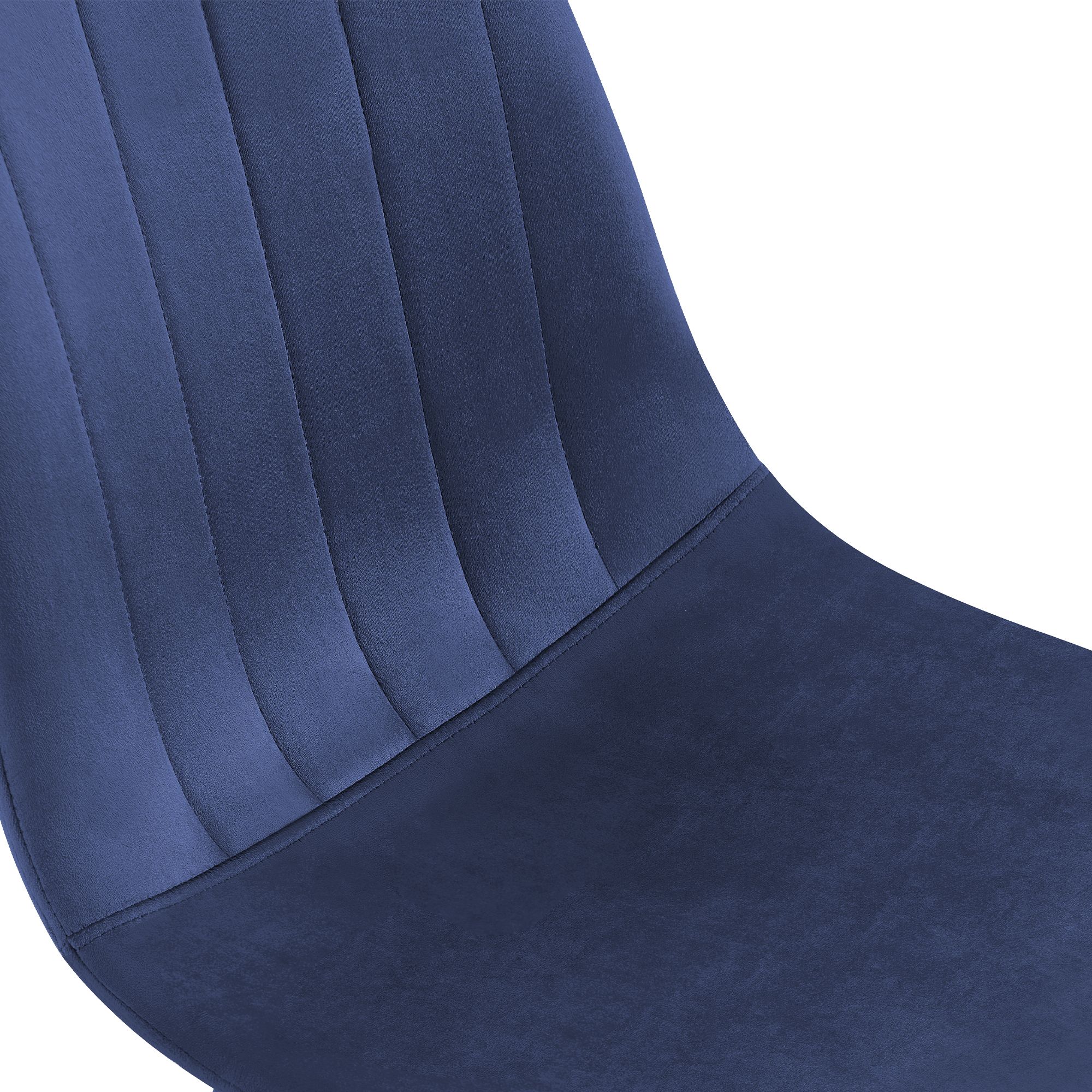Esszimmerstuhl Baxter Samt, blau