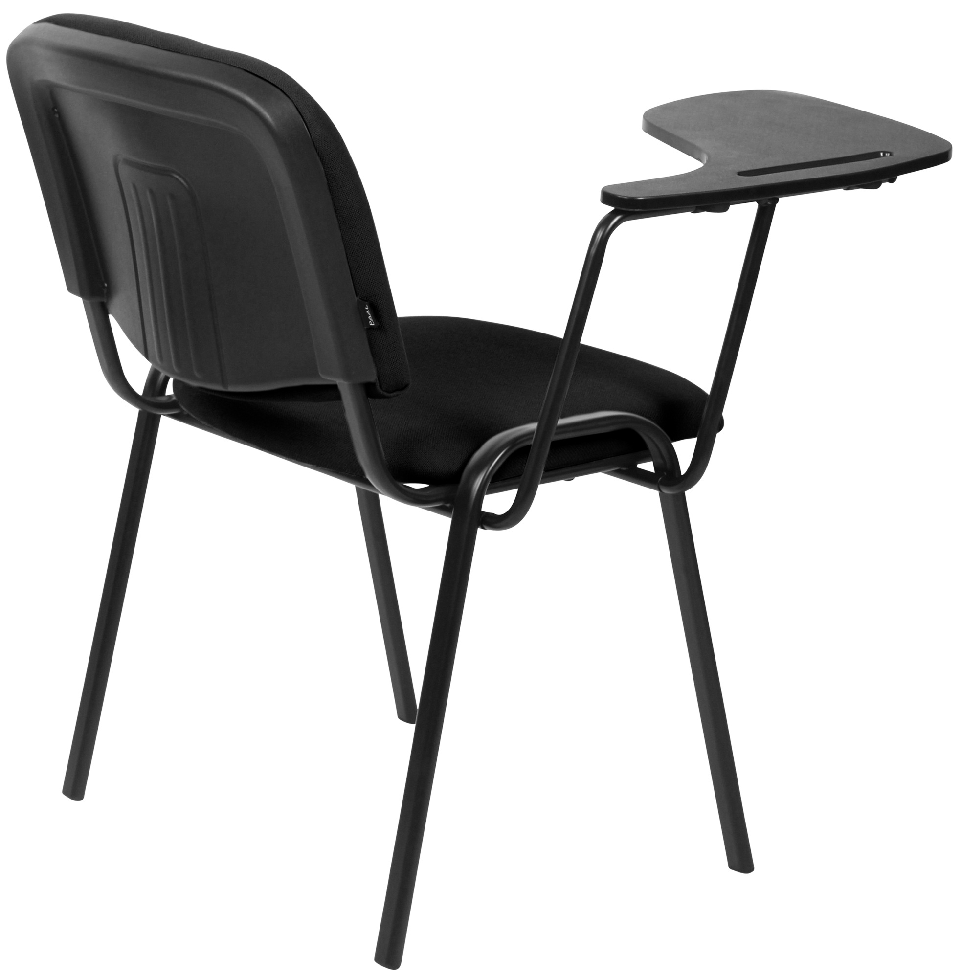 Stuhl Ken XL mit Klapptisch Stoff, schwarz