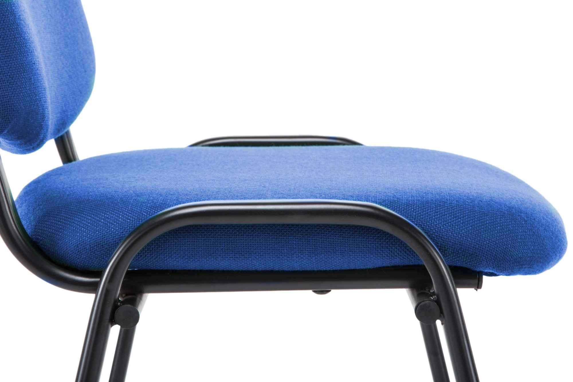 Besucherstuhl Ken V2 Stoff, blau
