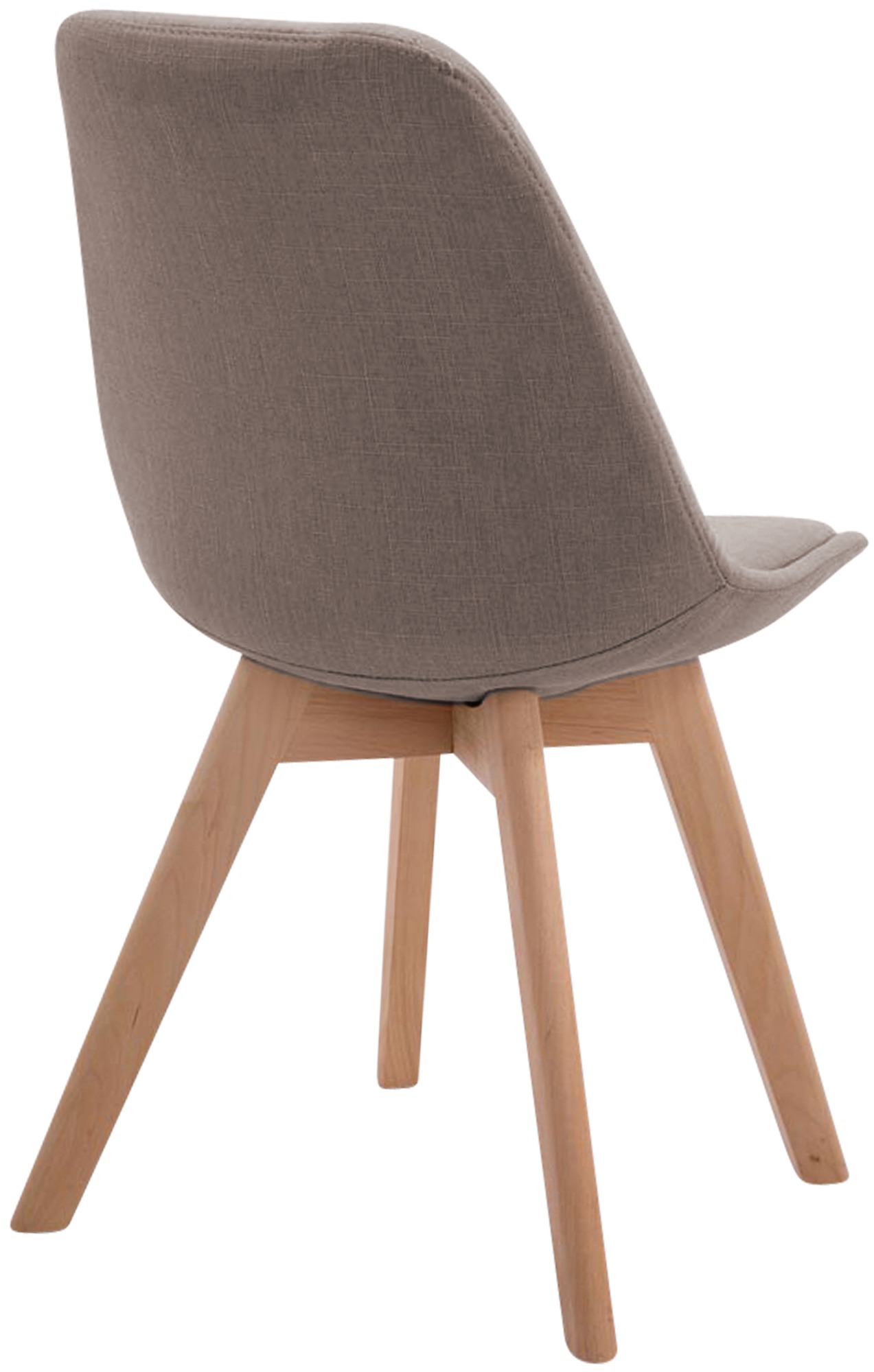 Besucherstuhl Borneo V2 Natura Stoff, taupe
