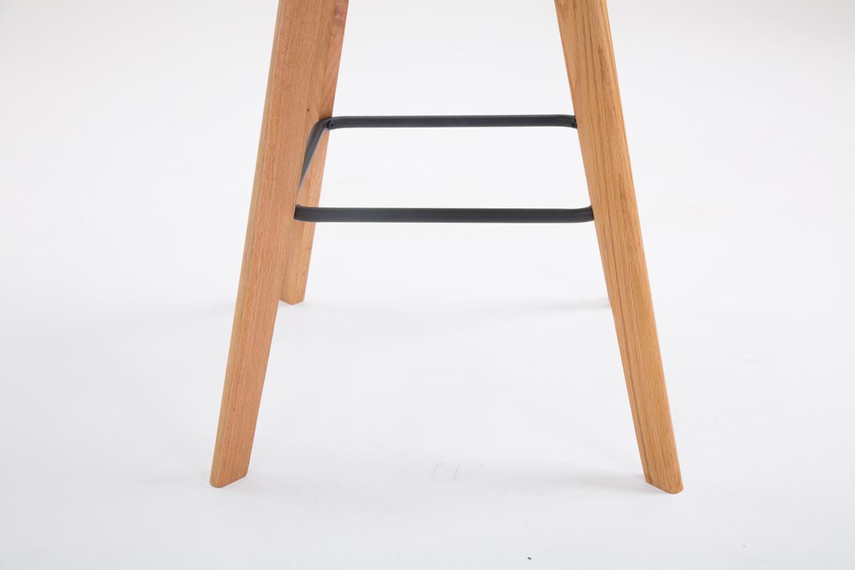 Barhocker Metz Kunstleder Natura, grau