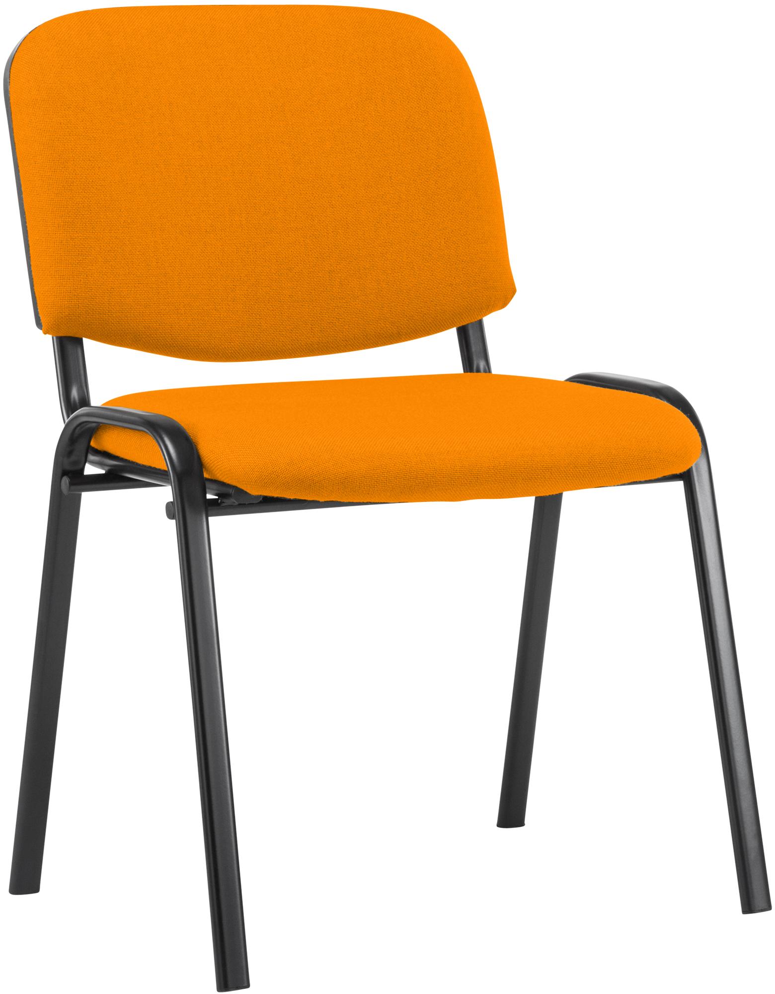 Besucherstuhl Ken Stoff, orange