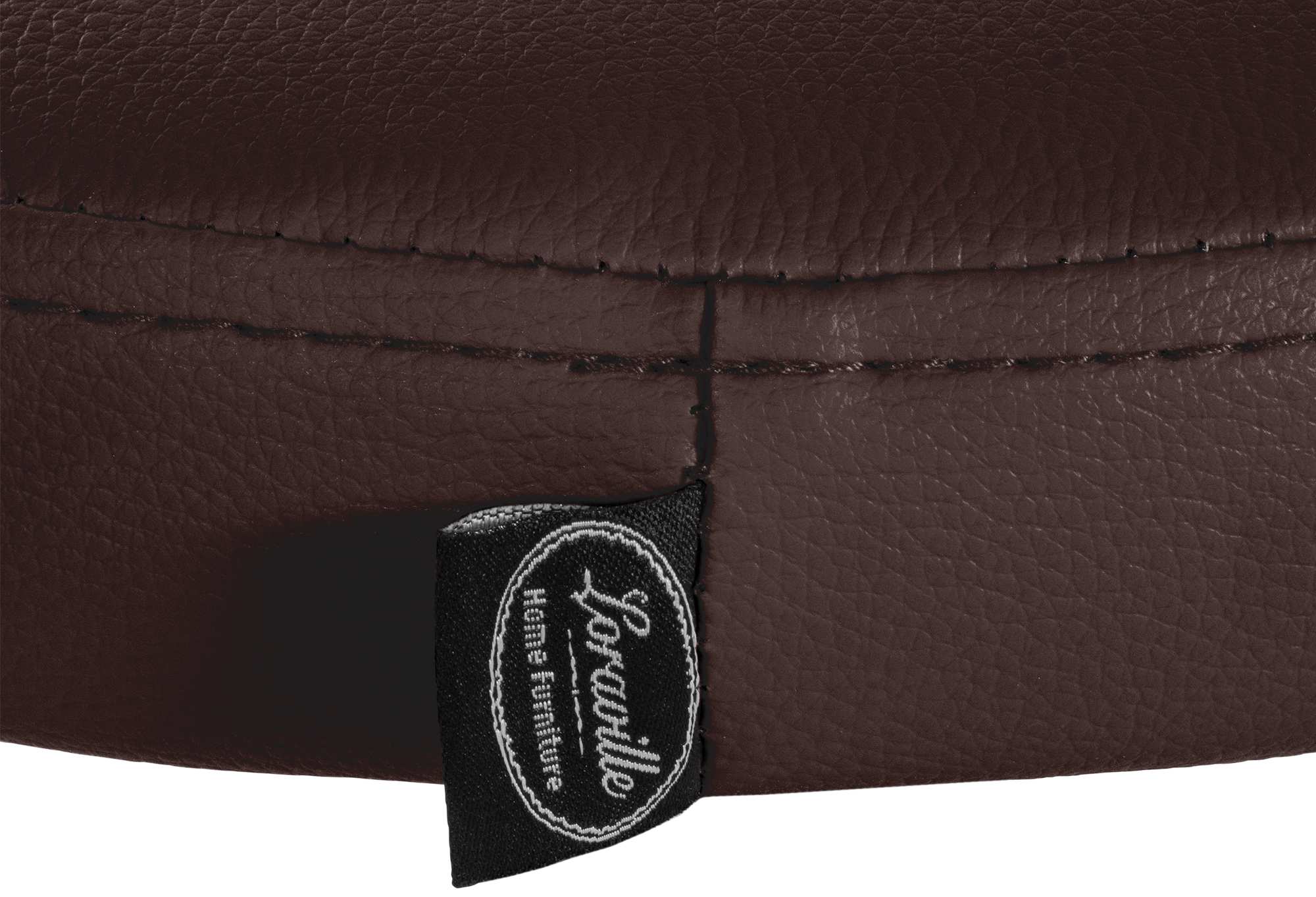 2er Set Barhocker Ponte Kunstleder schwarz, braun