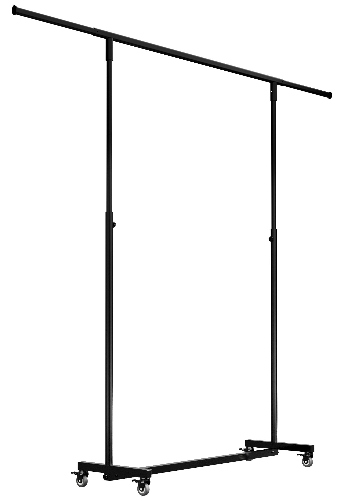 Klappbare Kleiderständer Soran 150x50x188, schwarz