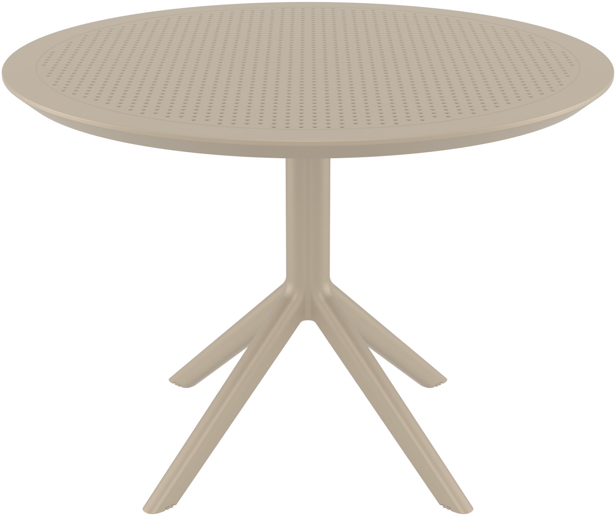 Tisch Sky rund 105 cm, taupe