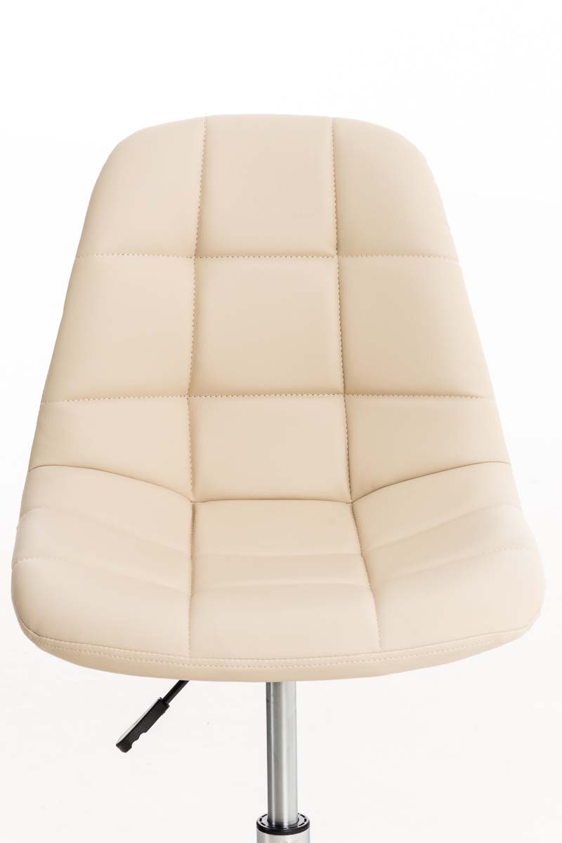 Bürostuhl Emil Kunstleder, creme