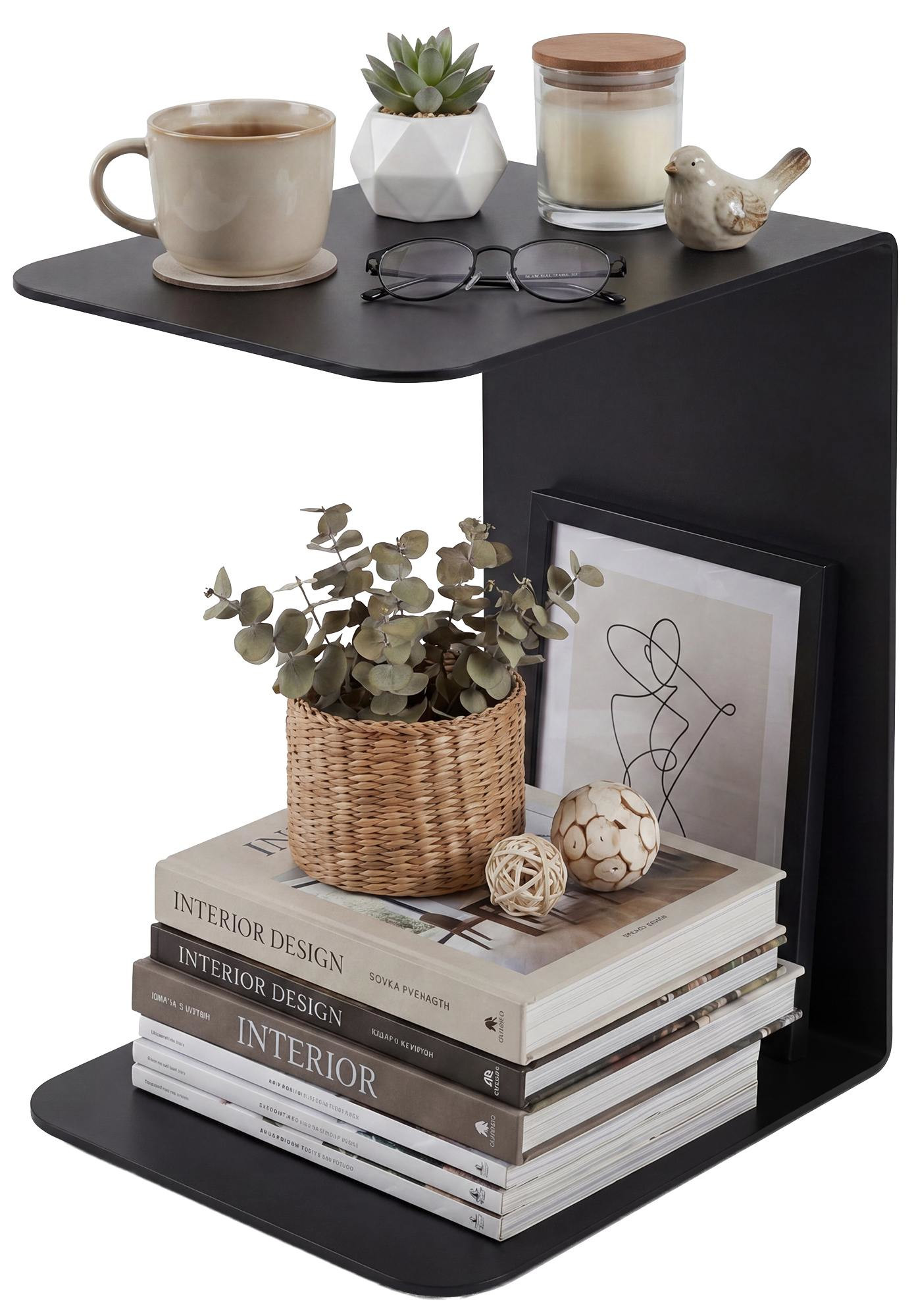 Beistelltisch Selby 48 cm, schwarz