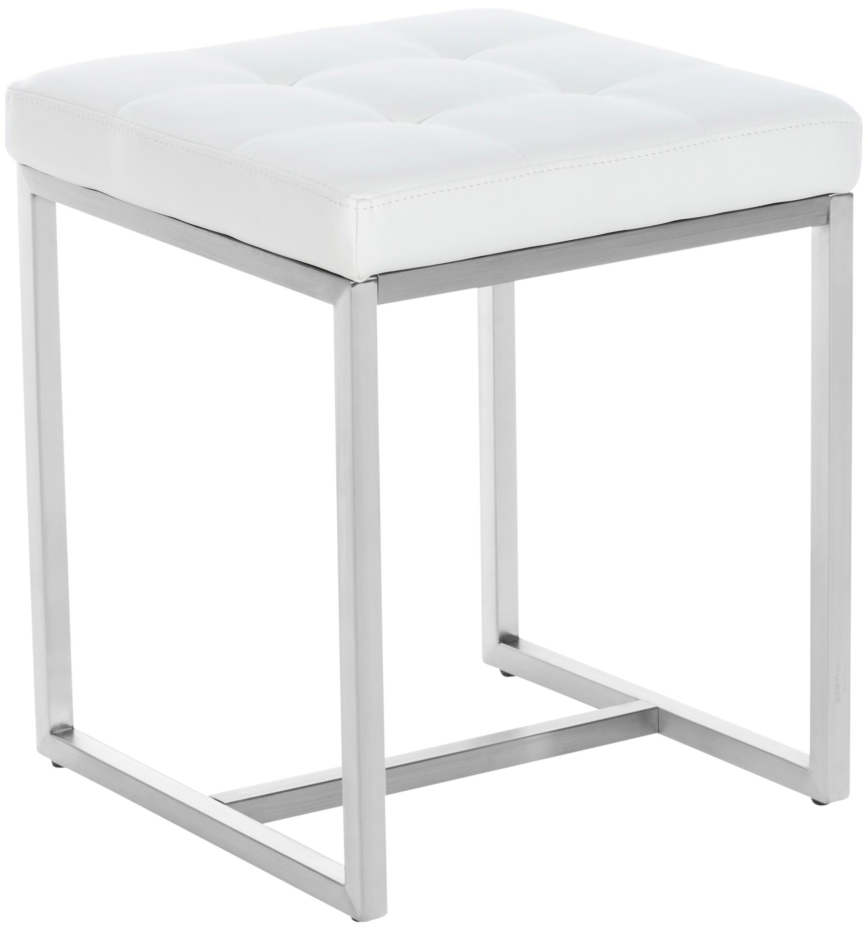 2er Set Sitzhocker Barci, weiß