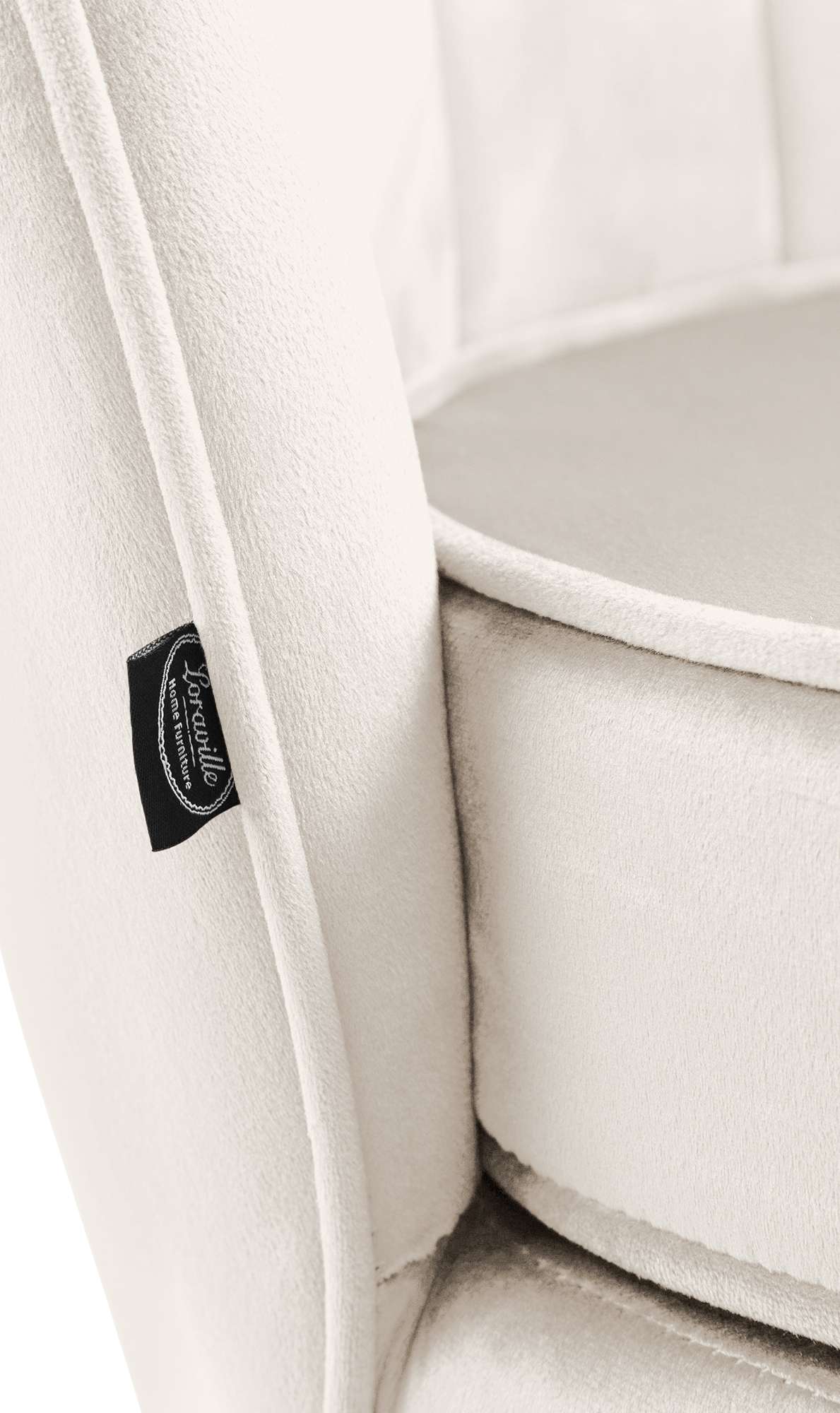 Stuhl Rosita Samt, creme