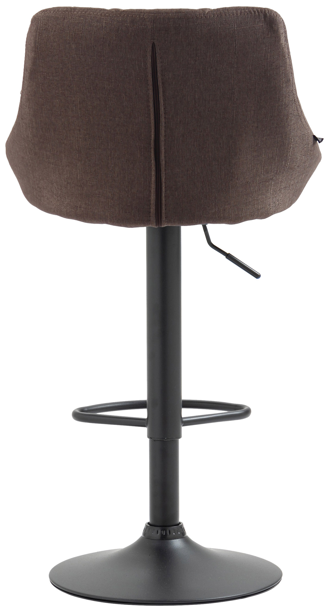Barhocker Lazio Stoff schwarz, taupe