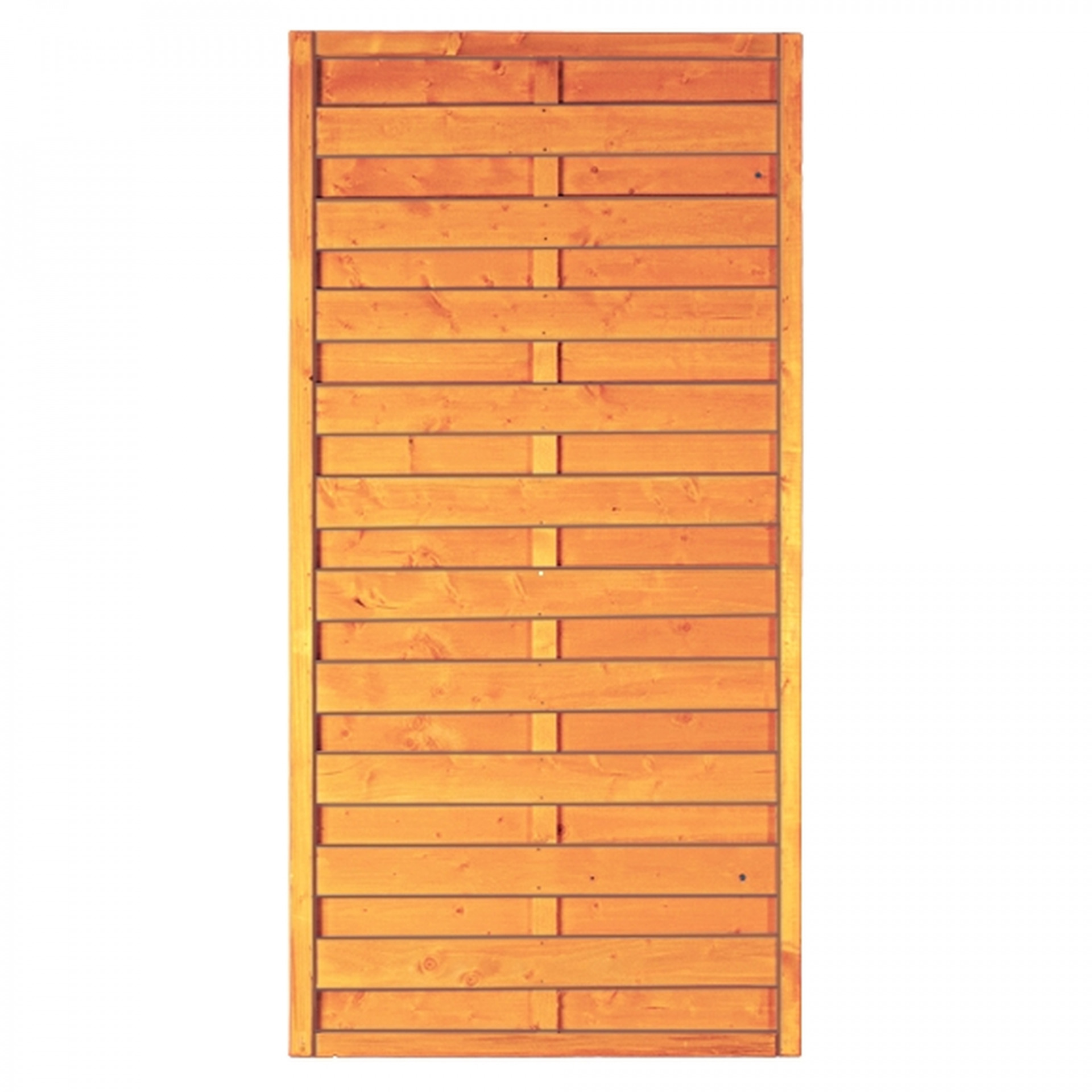 SUNLINE-Serie, 90 x 180 cm, Rahmen 45 x 45 mm, pinienfarbig lasiert