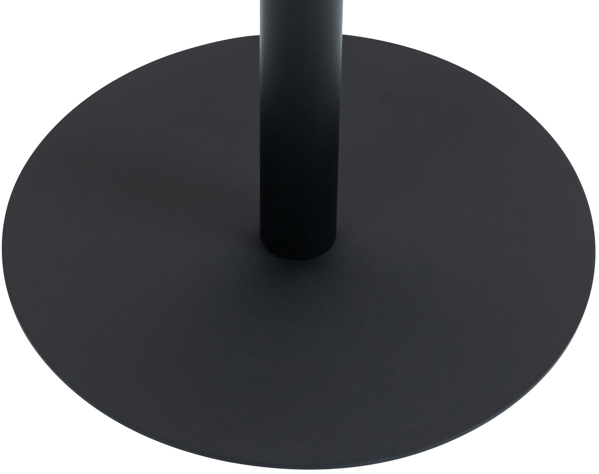 Stehtisch Hereford rund 75 cm, schwarz/schwarz