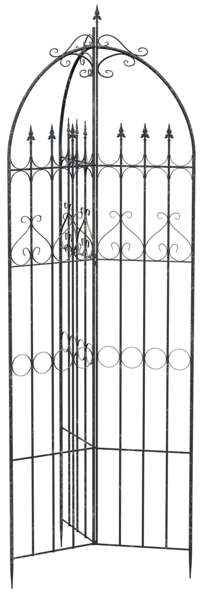 Rankgitter Flowton, bronze