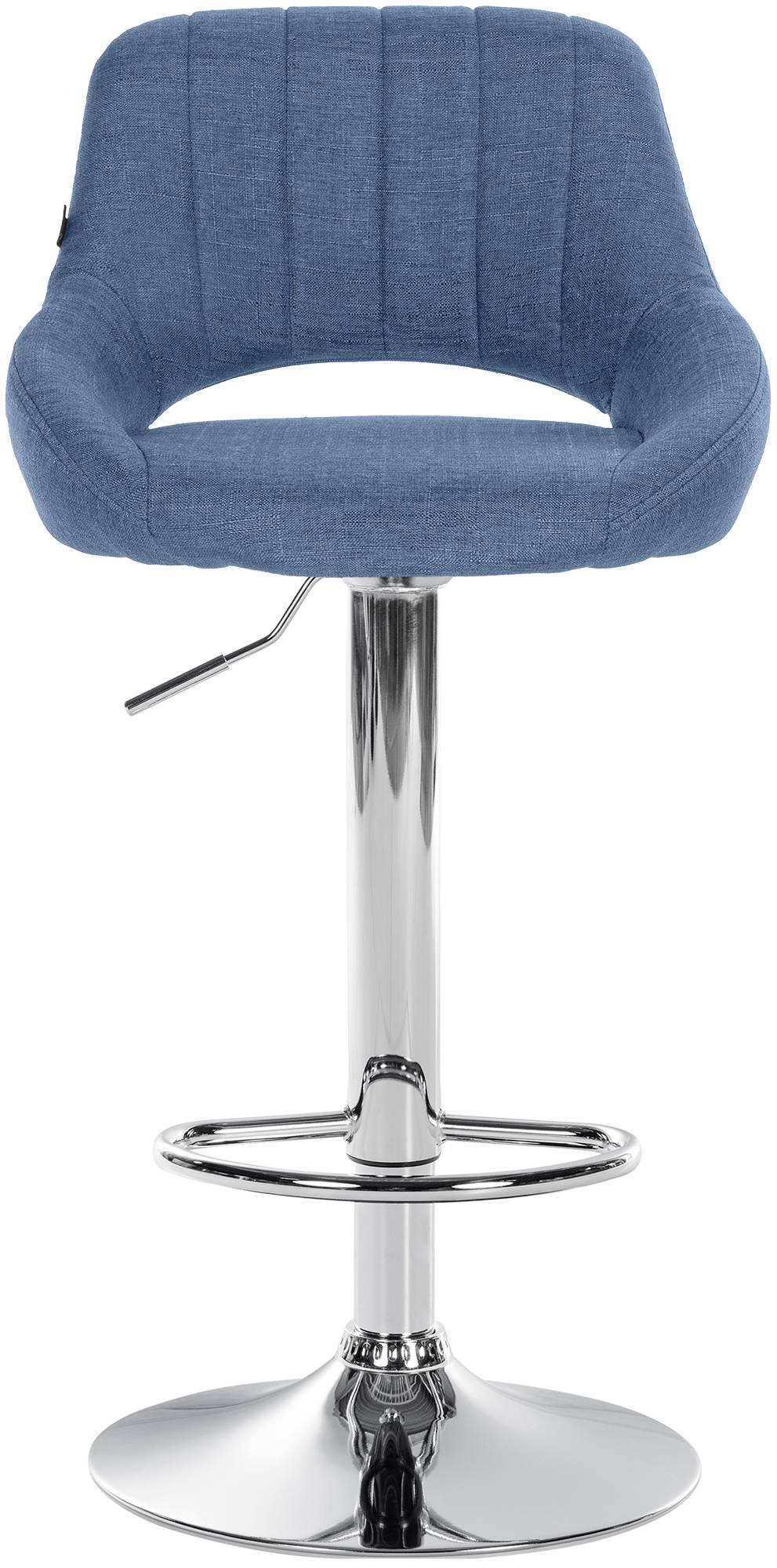 2er Set Barhocker Milet Stoff C, blau