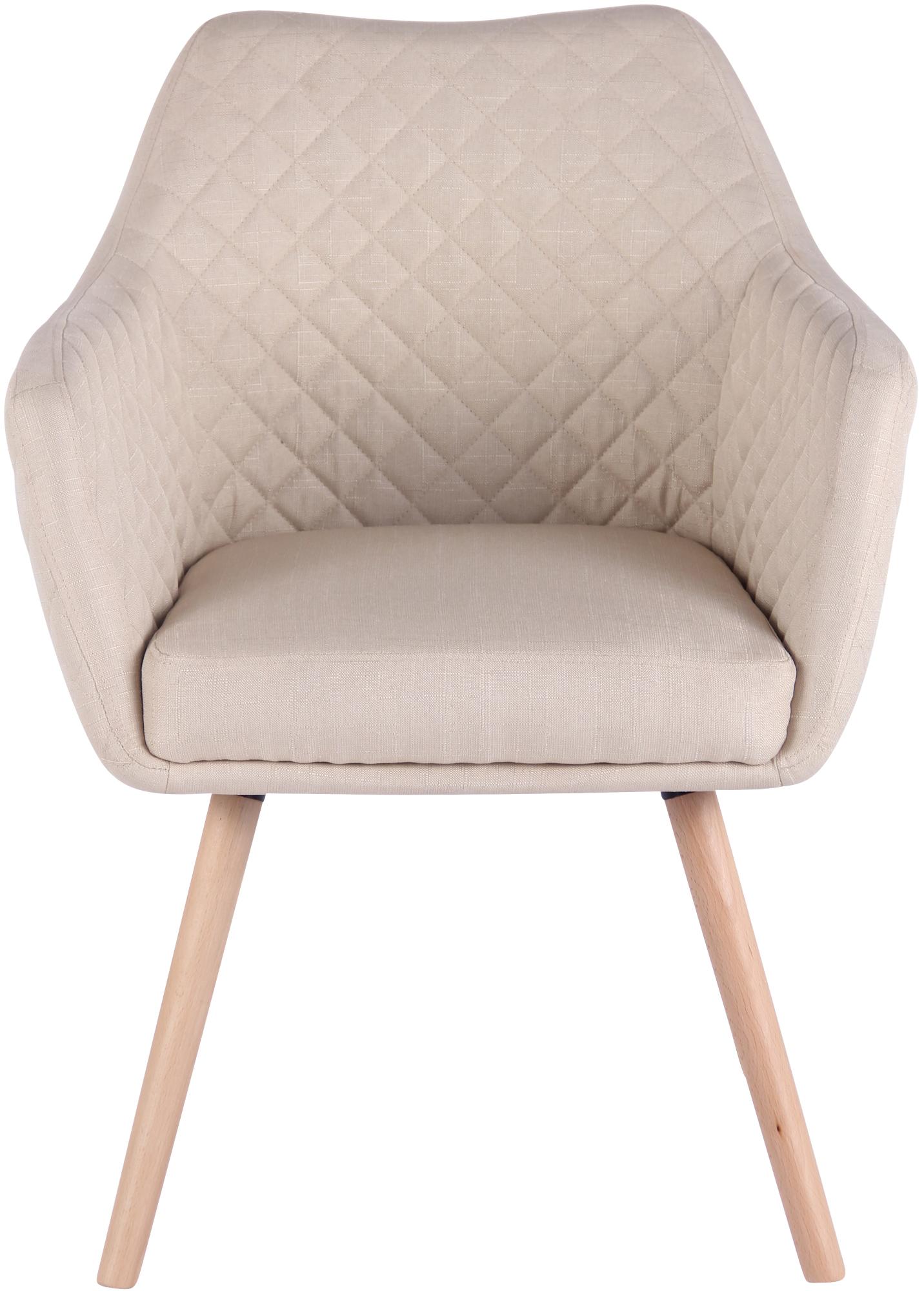 Esszimmerstuhl Gent Stoff natura, creme