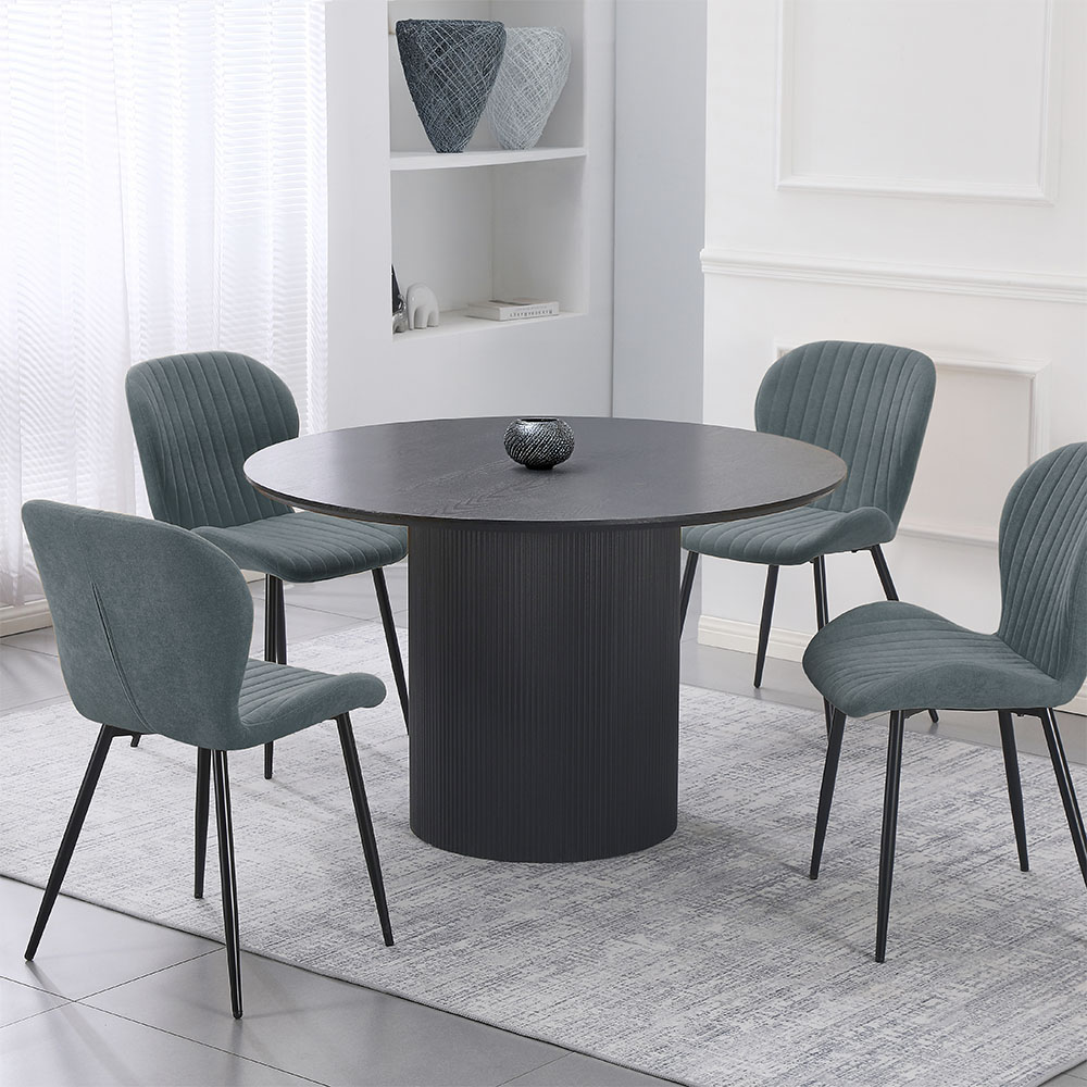 Esstisch Rund CAMILLO - Dark Oak