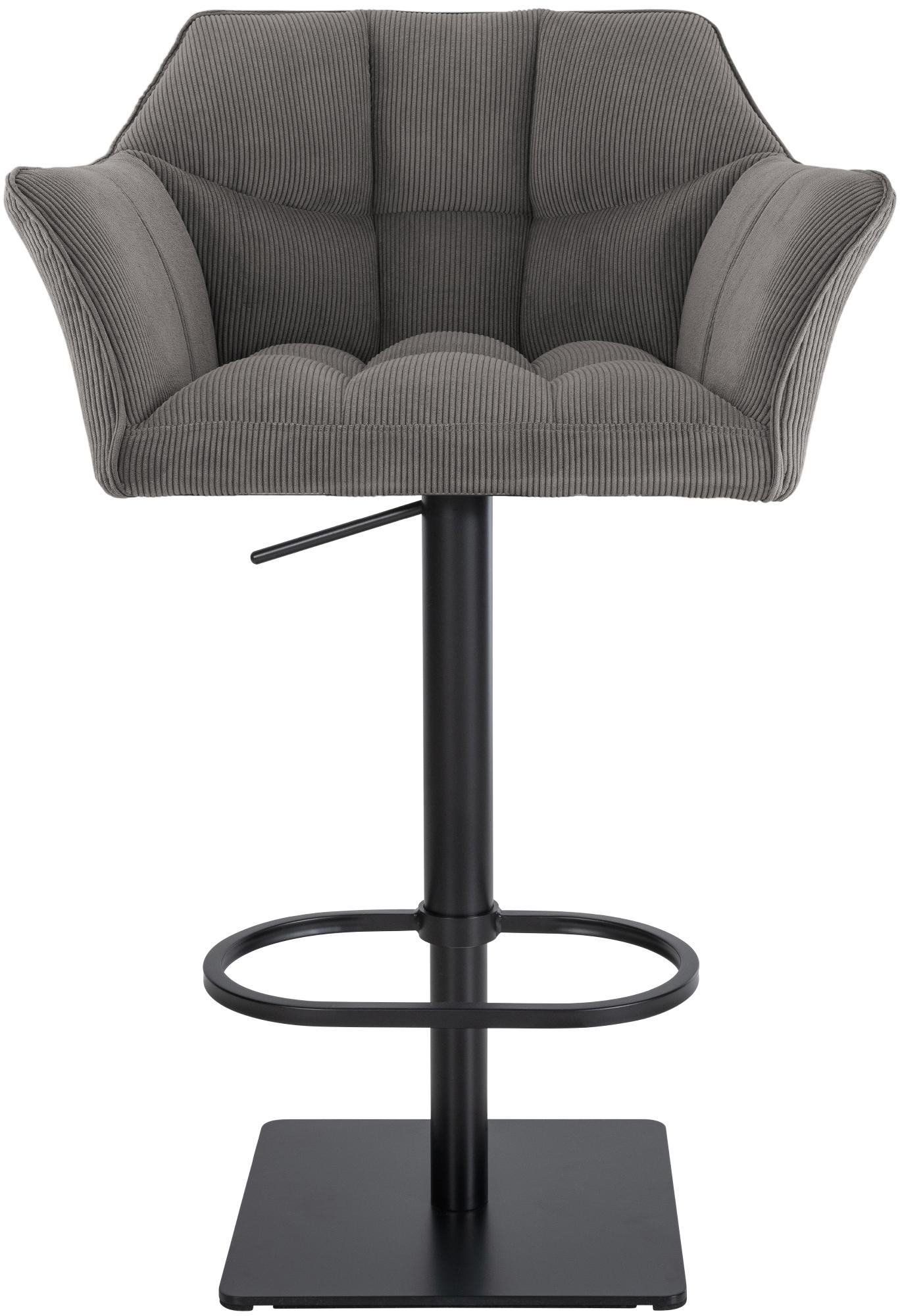 Barhocker Damaso B Cord, taupe
