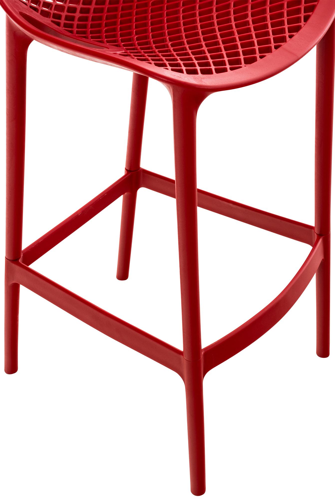 2er Set Barhocker Air, rot
