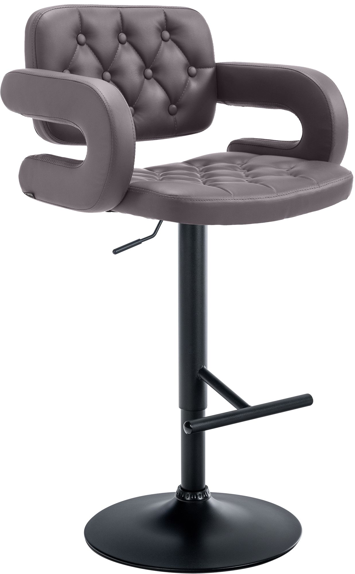 Barhocker Dublin schwarz, braun