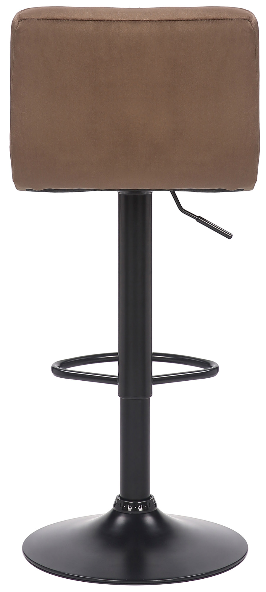2er Set Barhocker Feni Samt, braun