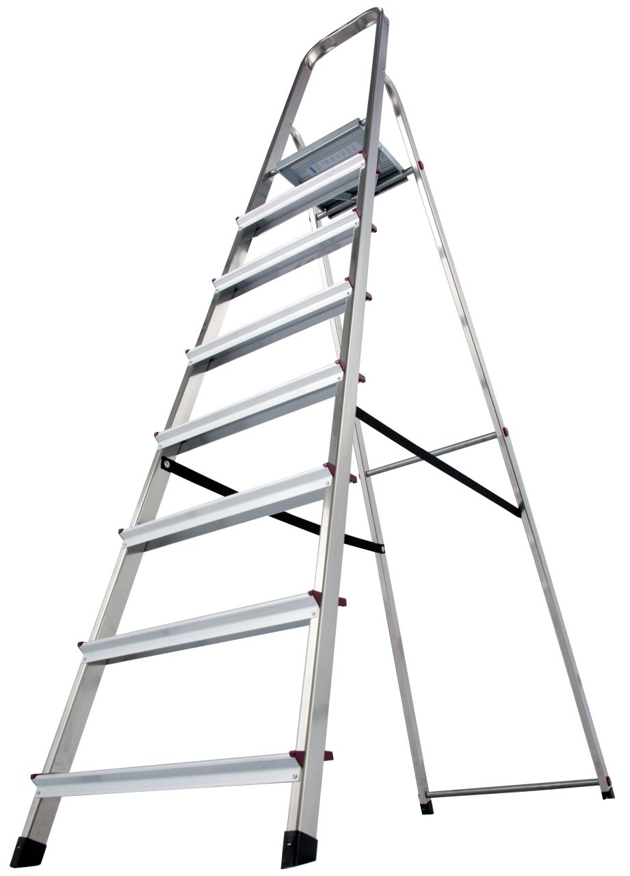 CORDA Stufen-Stehleiter 1x8 Stufen