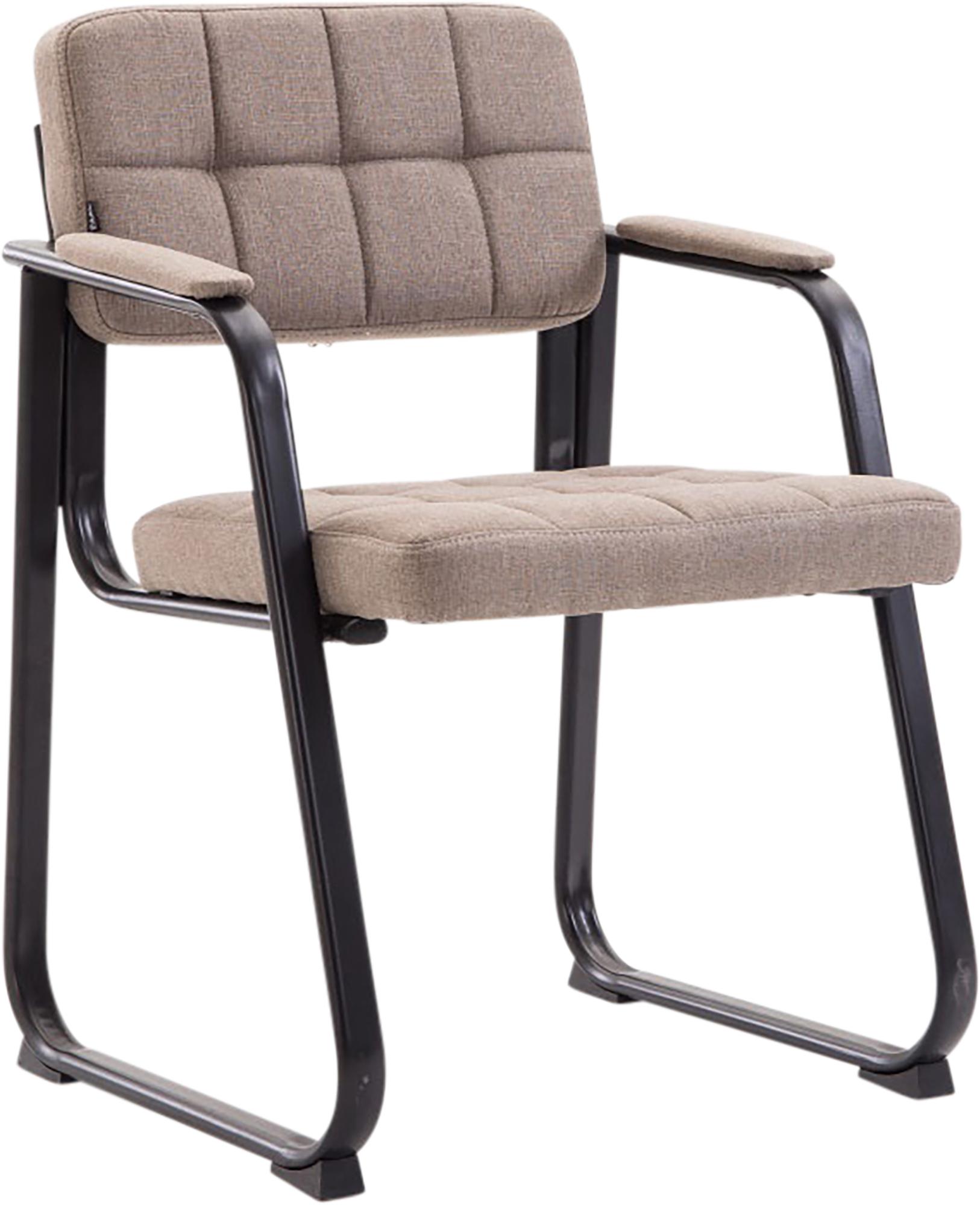 Besucherstuhl Canada B Stoff, taupe