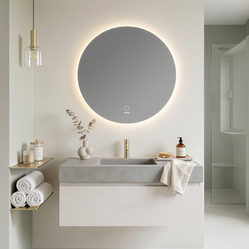 LED-Spiegel Rund SILA - 80 cm