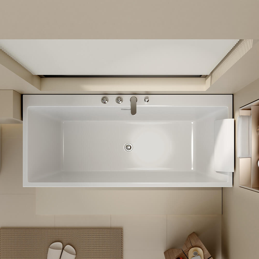 Badewanne AMBER - 170 x 58 x 80 cm