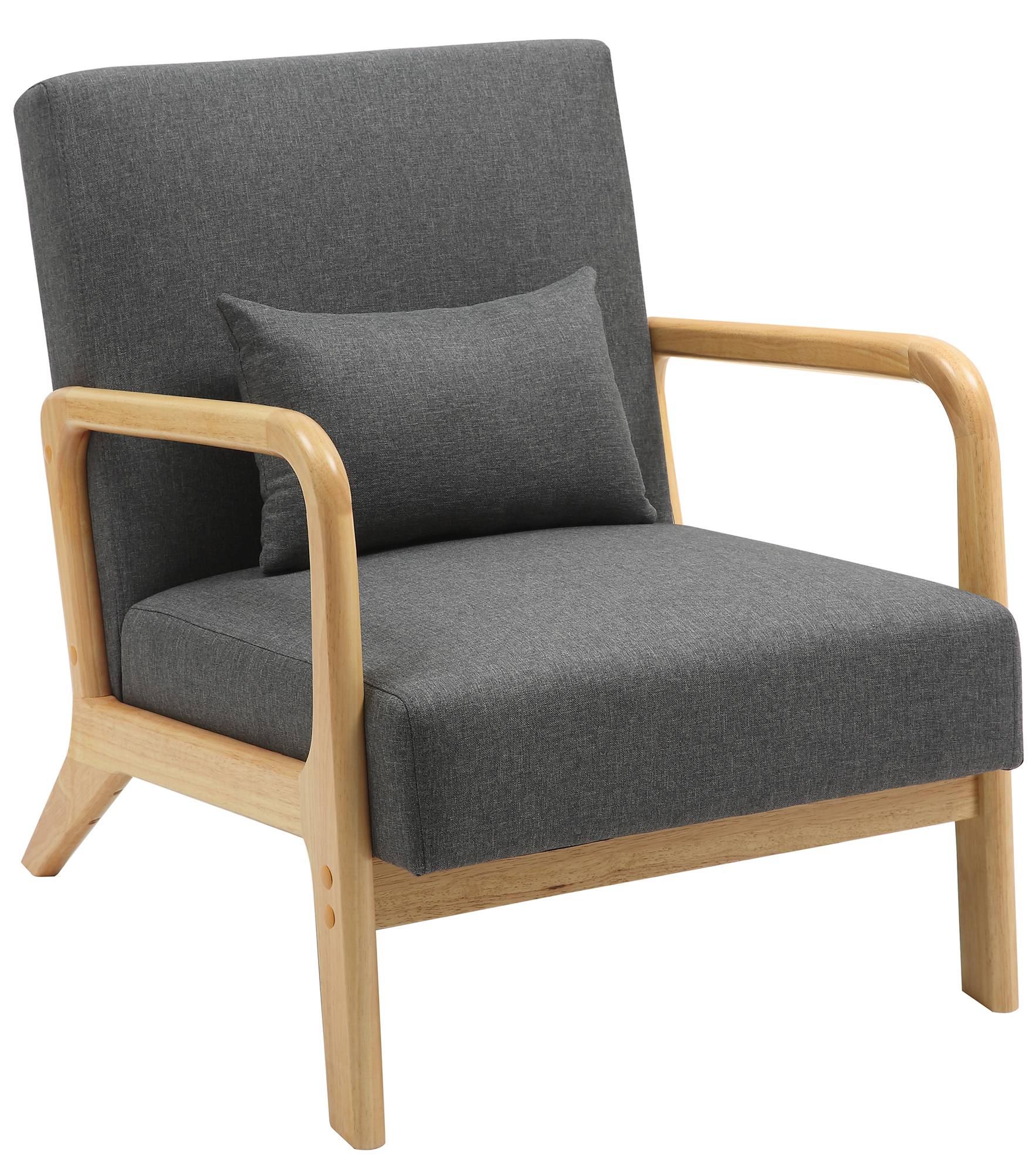 Sessel Hibbing Stoff, dunkelgrau