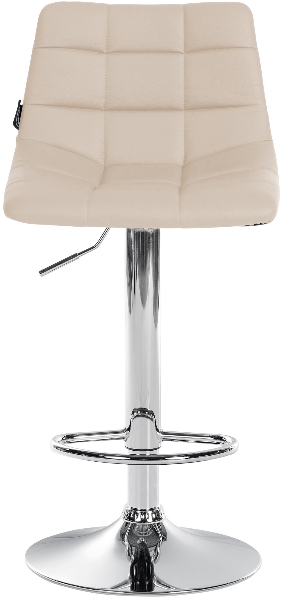 Barhocker Jerry Kunstleder chrom, creme