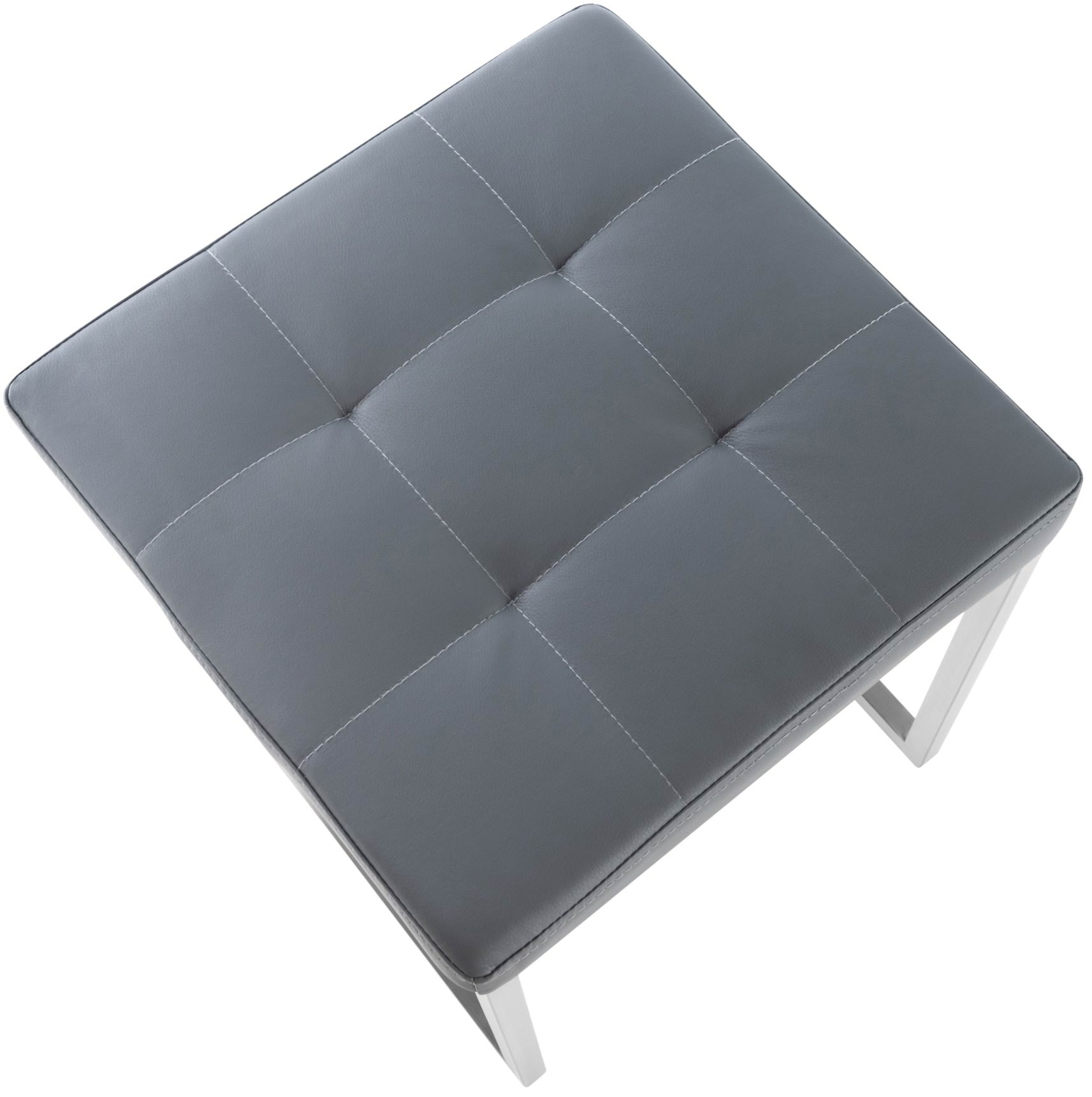 2er Set Sitzhocker Barci, grau