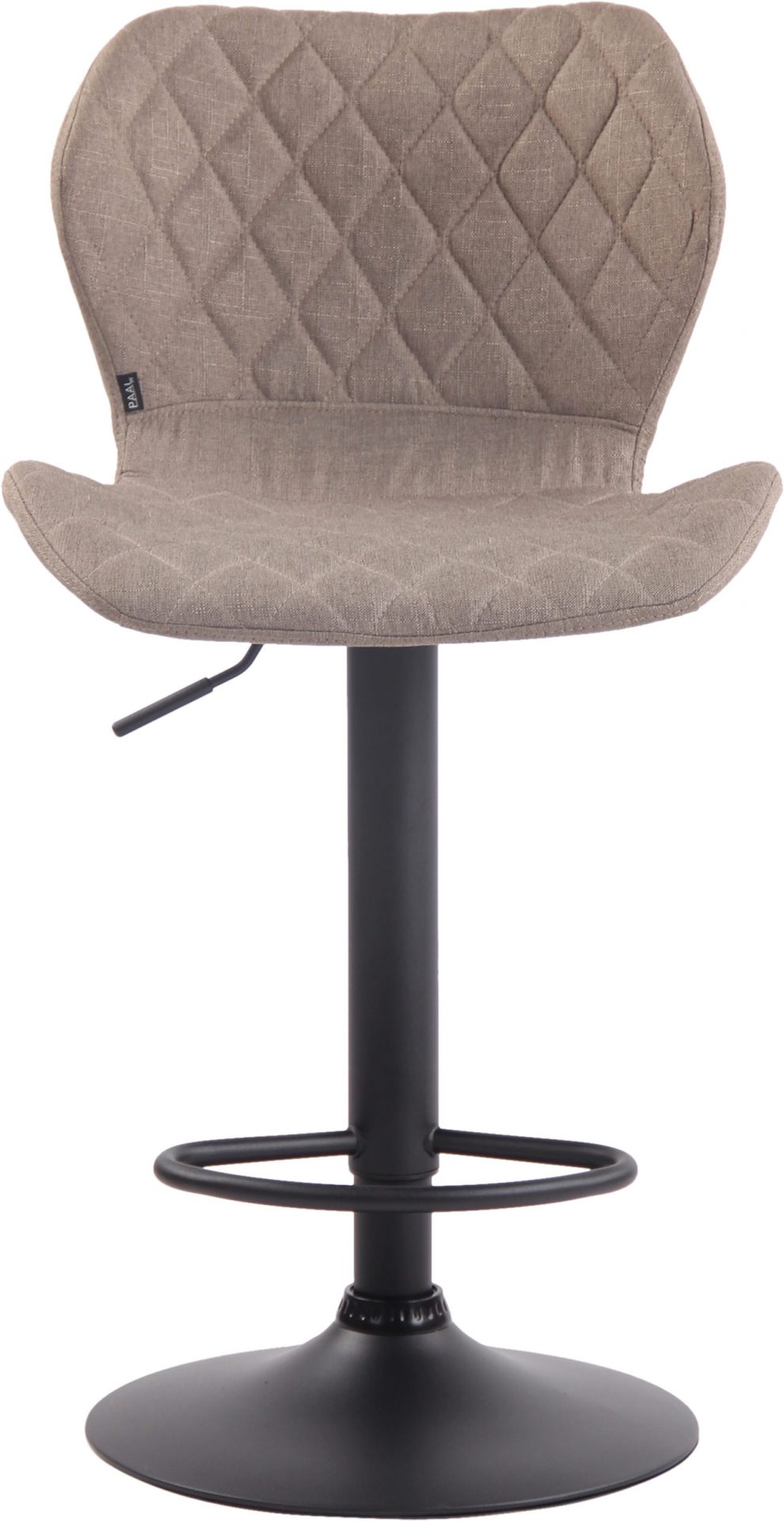 Barhocker Cork Stoff schwarz, taupe