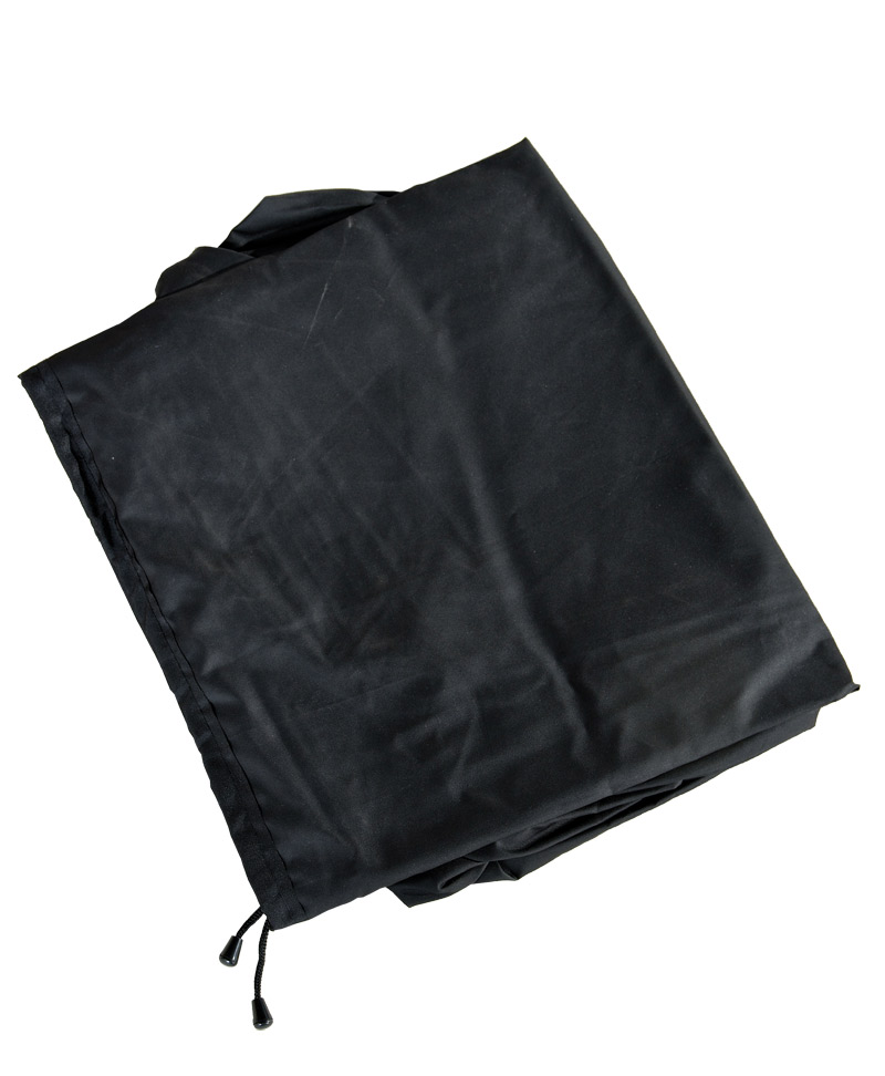Abdeckhaube 148x83x80, Sofa + Fußhocker Molde, schwarz