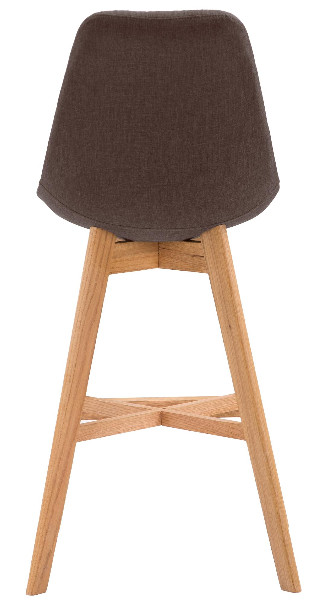 Barhocker Cannes Stoff Natura, braun