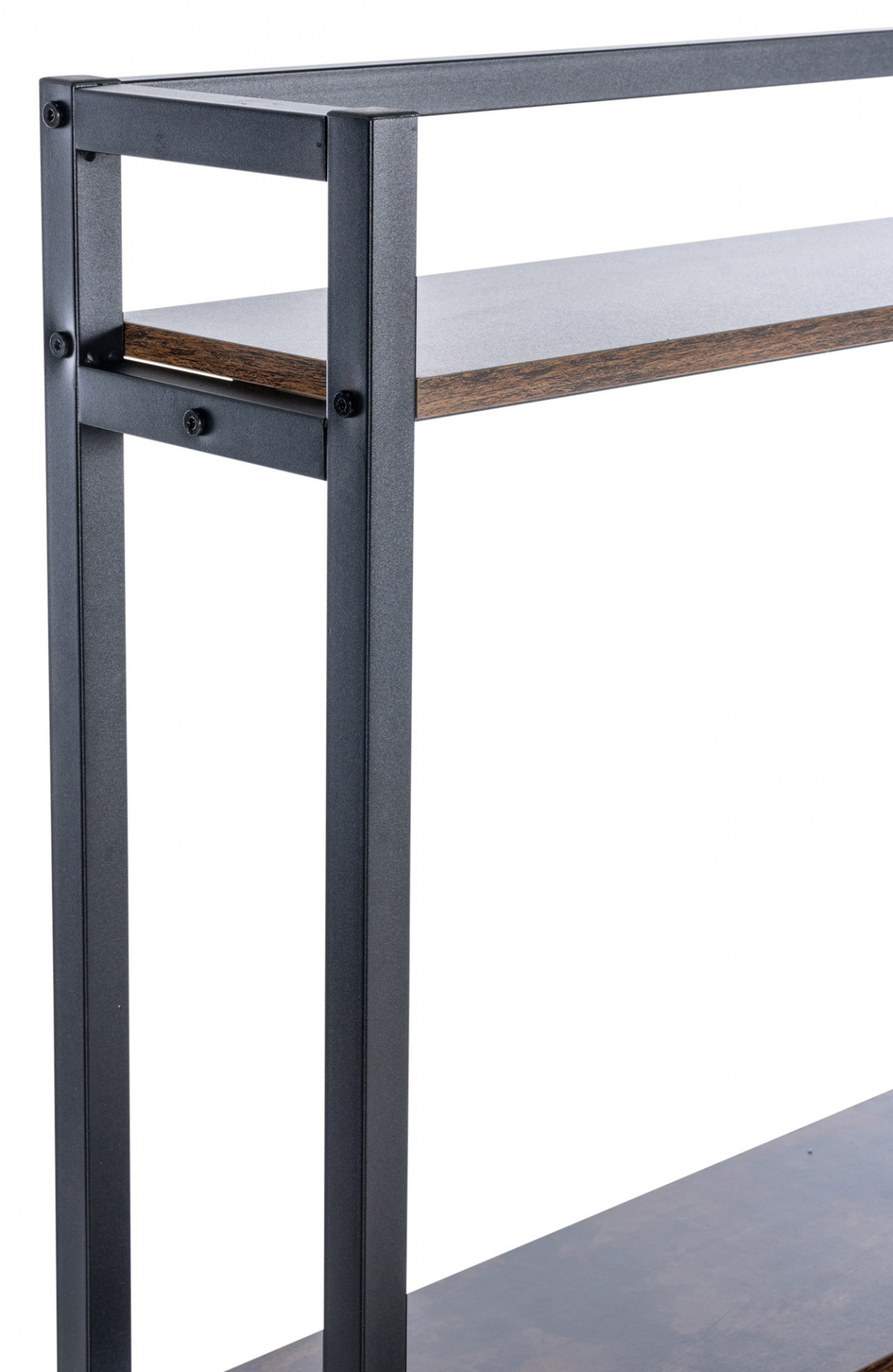 Schreibtisch Billings, schwarz/braun
