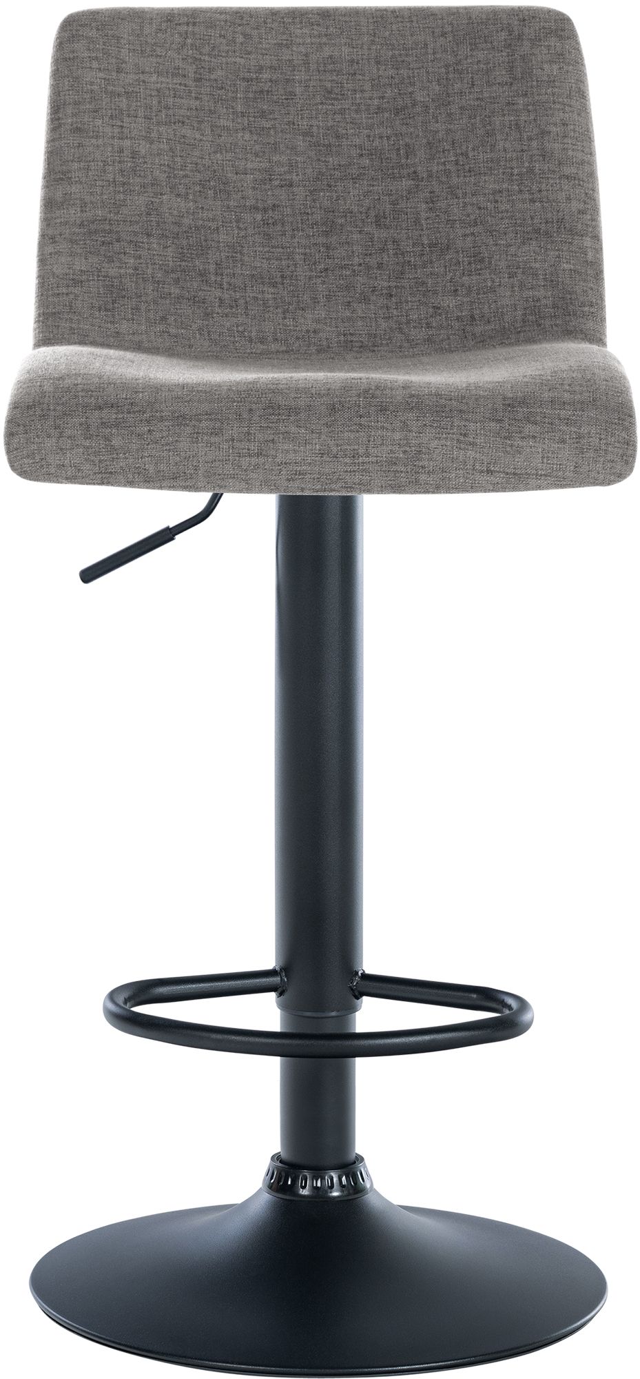 Barhocker Branford Stoff, hellgrau