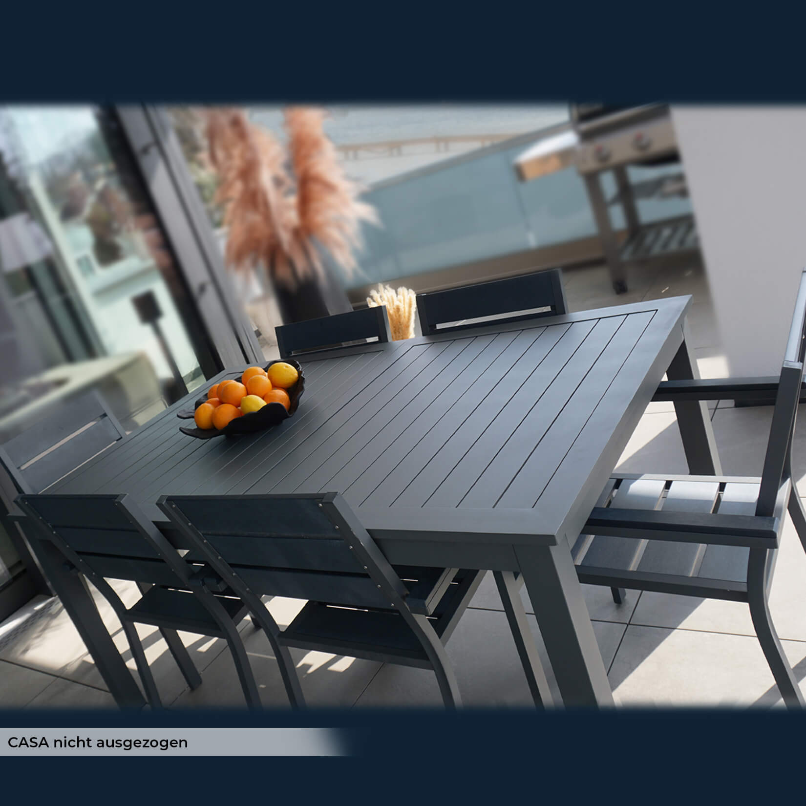 Gartentisch ausziehbar CASA - 160/240 x 100 cm
