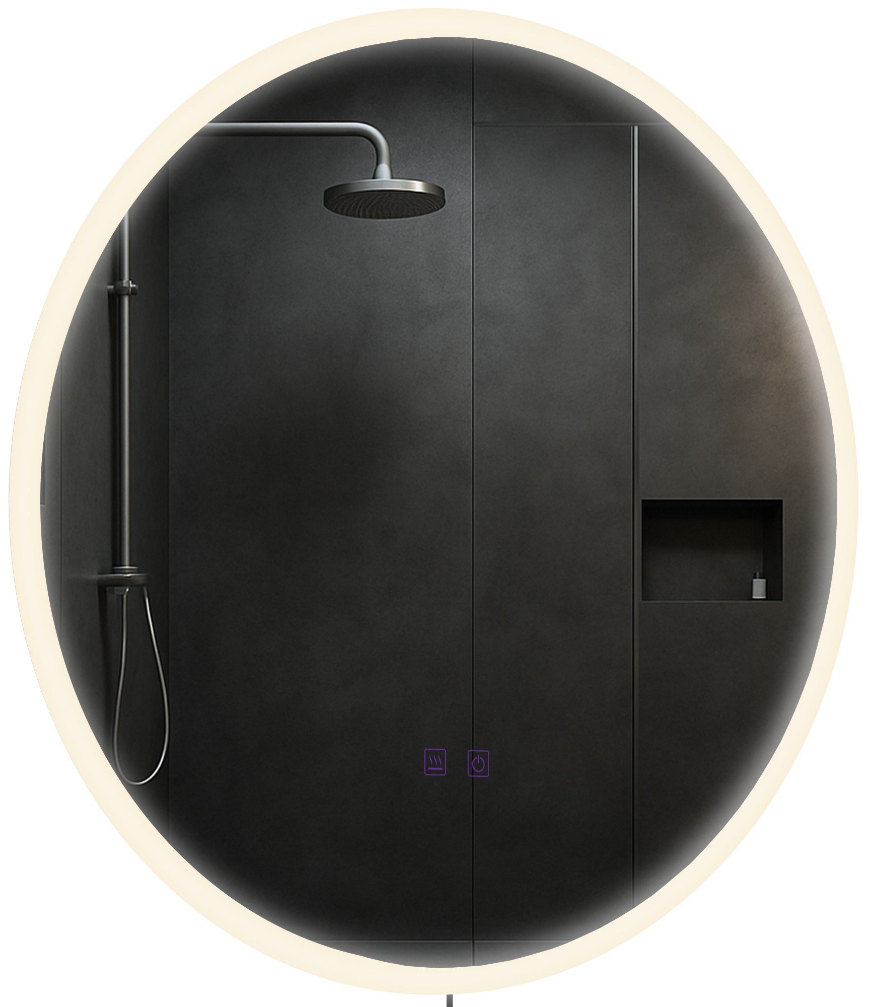 Badspiegel Laconia 60 mit Bluetooth, klarglas