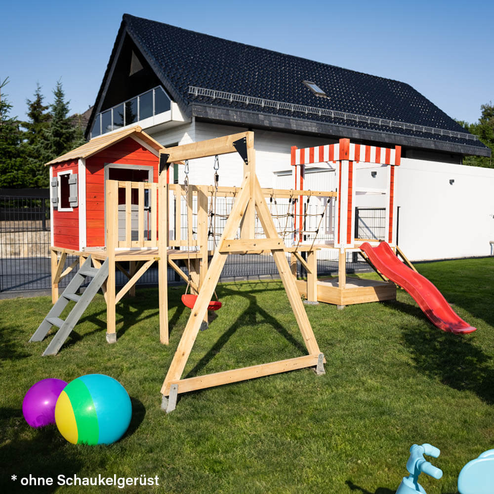 Spielpark inkl. Rutsche WUNDERLAND - 555 x 340 cm