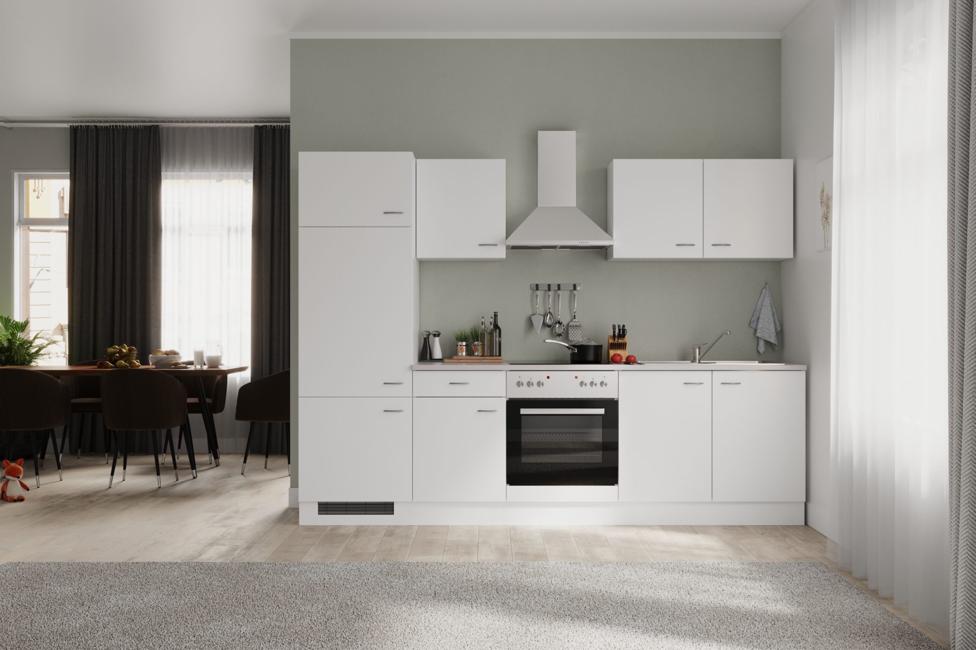 Küchenzeile WITO 270 cm mit E-Geräten