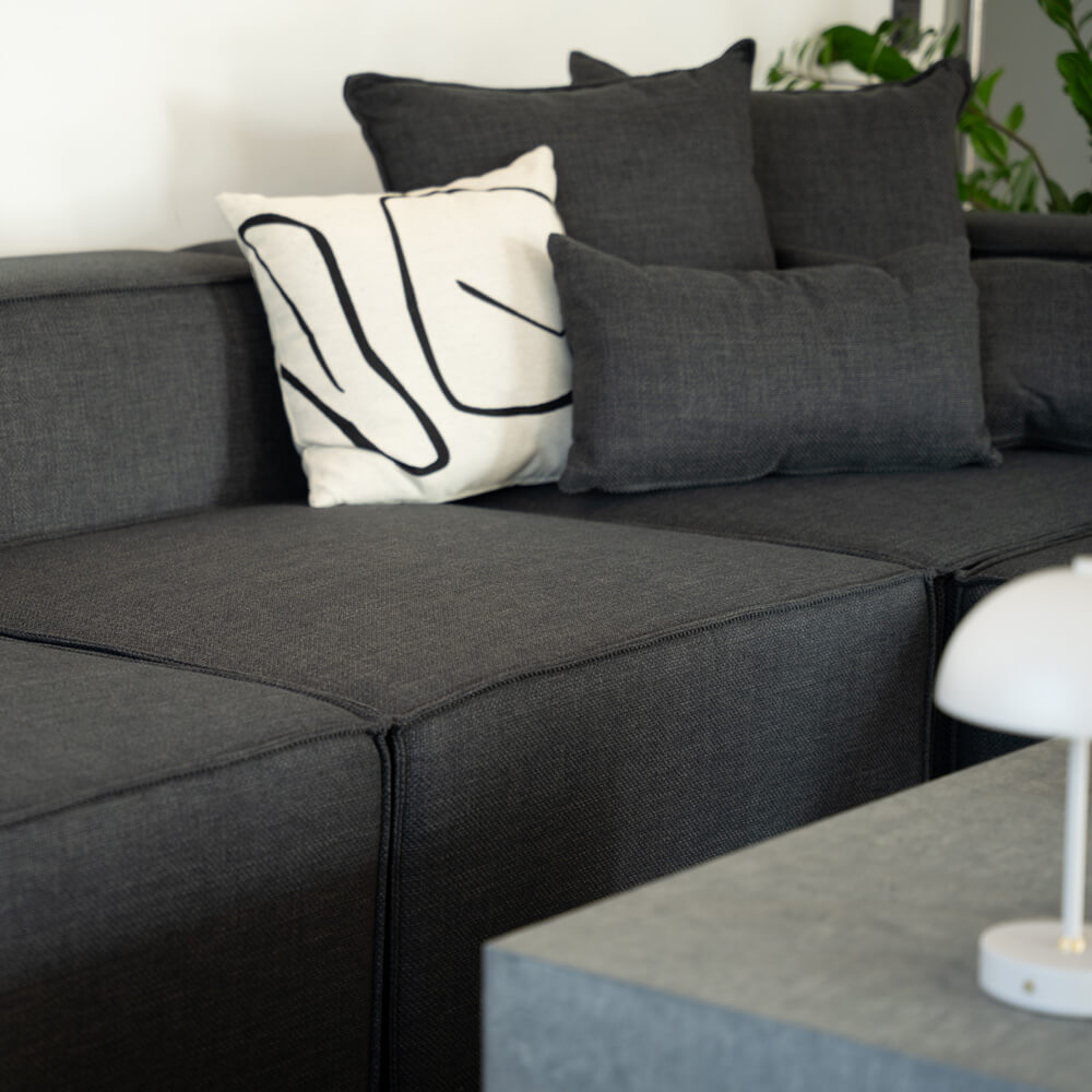 Modulares Sofa VERONA XL - 414 x 207 cm Anthrazit
