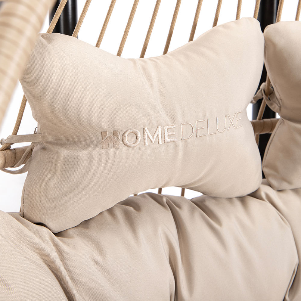 Hängesessel LOMA – 2 Sitzer Beige