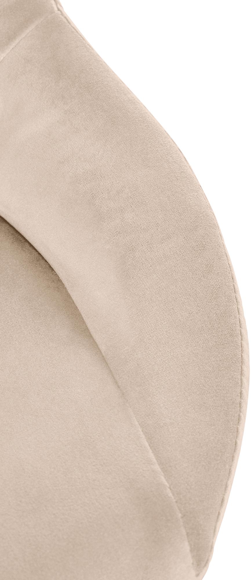 2er Set Barhocker Milet Samt G, creme