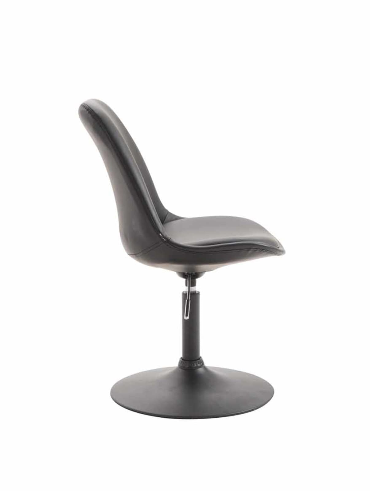 4er Set Esszimmerstühle Maverick B Kunstleder, schwarz