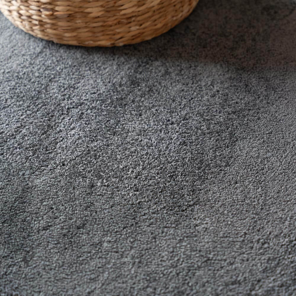 Kurzflor Teppich FOFI - 230 x 160 cm Grau