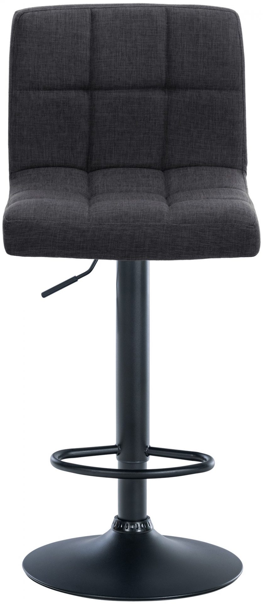 2er Set Barhocker Calma Stoff schwarz, dunkelgrau