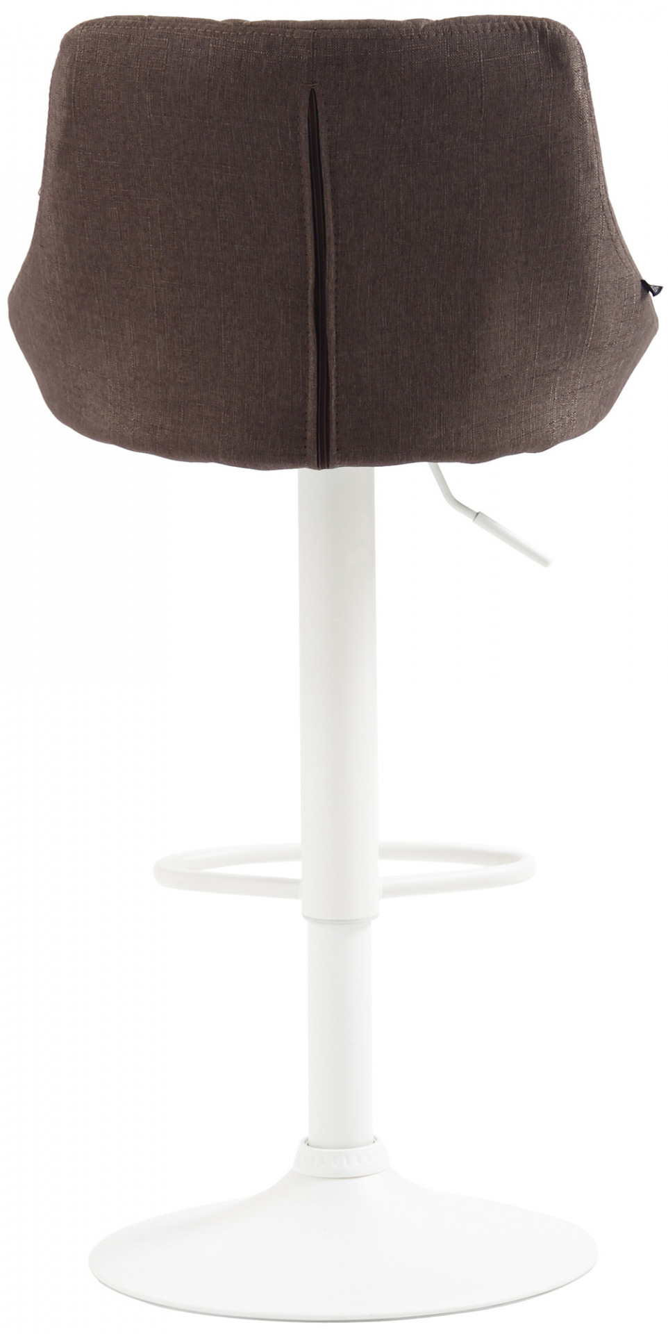 Barhocker Lazio Stoff weiß, taupe