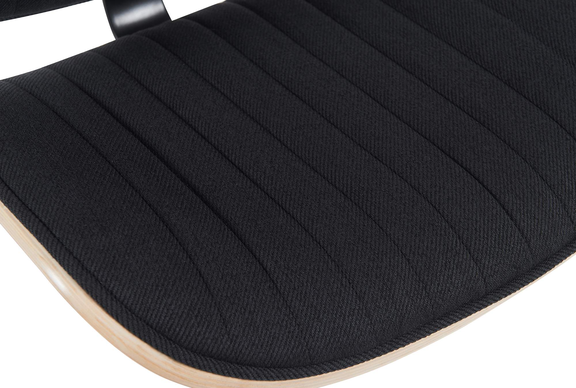 Barhocker Clawson Stoff schwarz, natura/schwarz