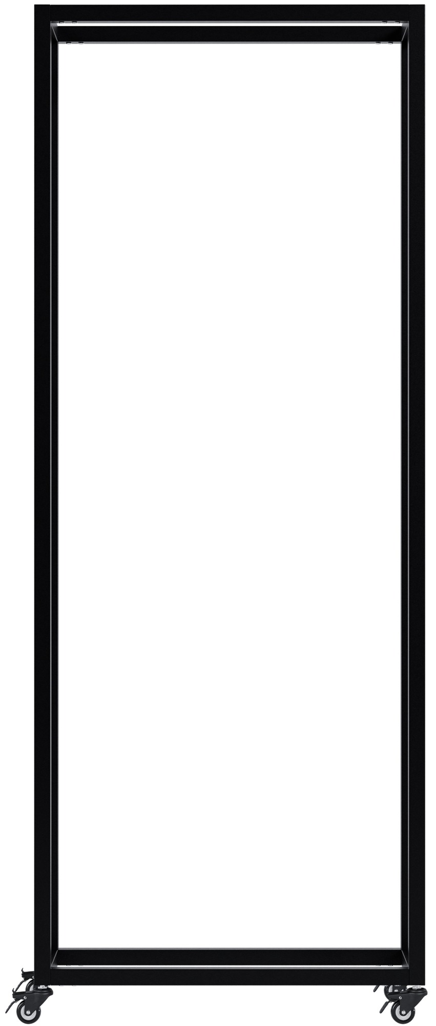 Kaminholzständer Hilta 25x60x150 cm, schwarz